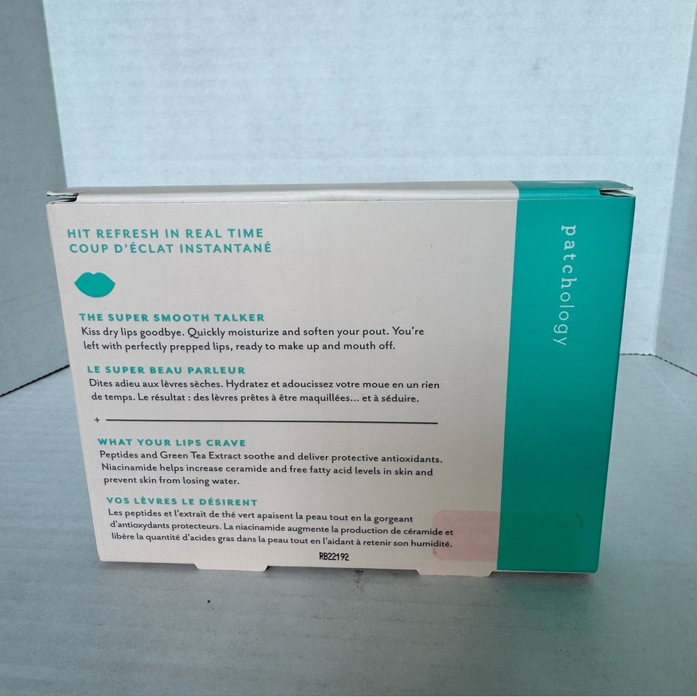 NWT Patchology Hydrating Lip Gels 5 Pack Mask Peptides Green Tea Niacinamide - Picture 6 of 10